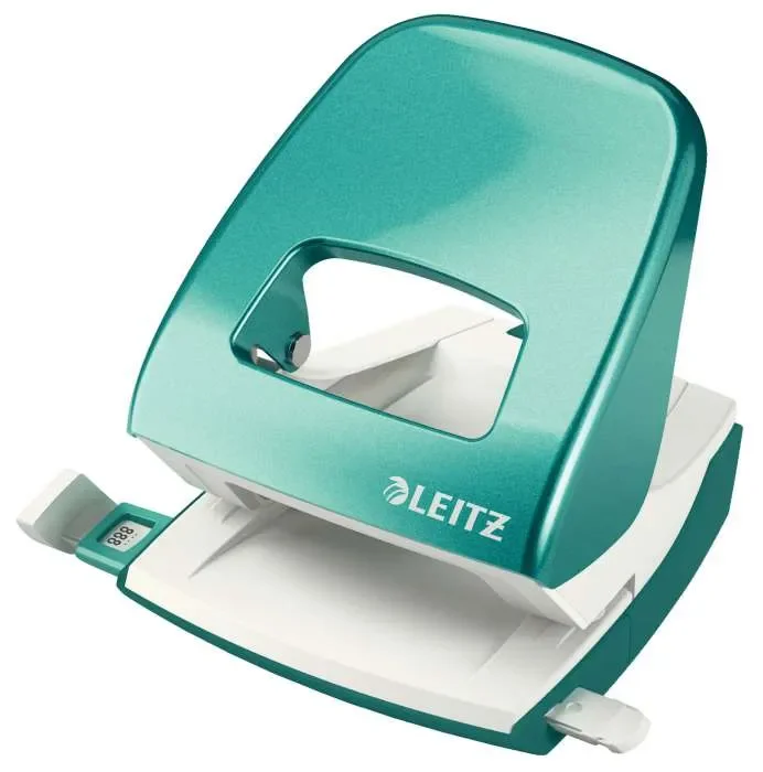 Časově Omezené Děrovačka Leitz WOW NeXXt 5008- 30 listů, kov, metalická ledově modrá