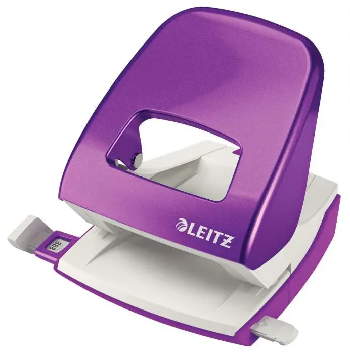 Děrovačka Leitz WOW NeXXt 5008- 30 listů, kov, metalická purpurová Ověřený
