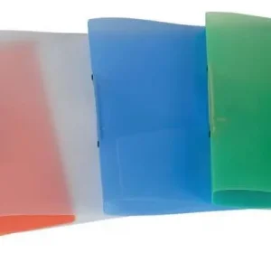 2kroužkový pořadač Donau - A4, 3,4 cm, transparentní mix barev Super Cena