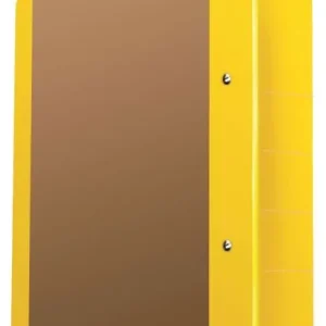 2kroužkový pořadač Donau Life - A4, 5 cm, D-mechanika, neonový žlutý, 1 ks Zlevněný