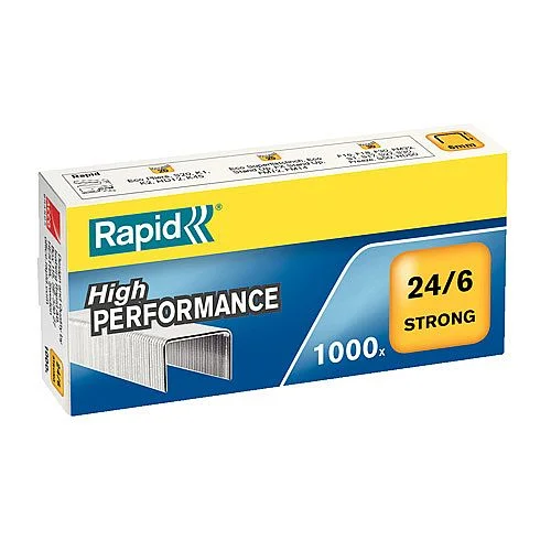Drátky do sešívačky Strong, 24/6 - 1000 ks Oblíbený