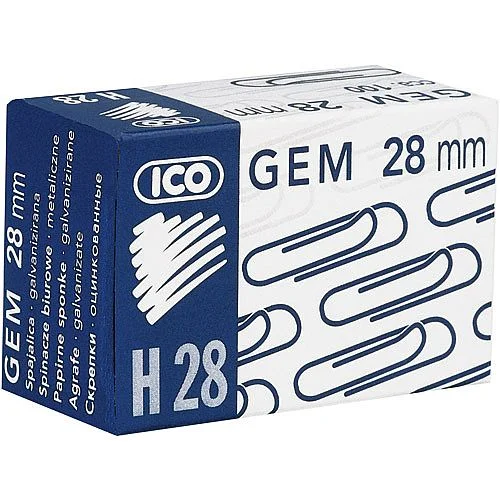 Finální Výprodej Kancelářské sponky ICO, 28 mm / 100 ks