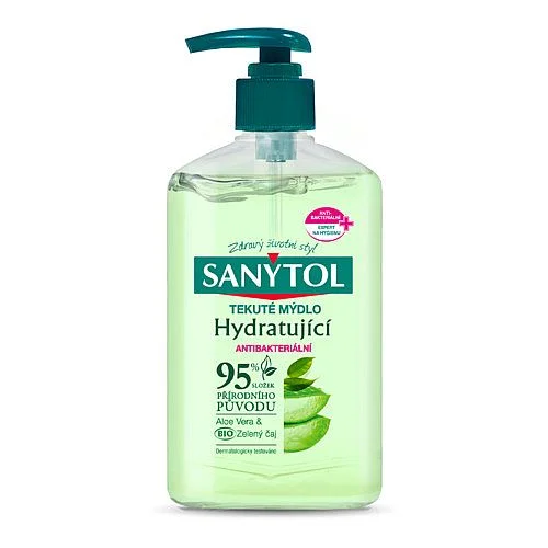 Akční Cena Tekuté mýdlo Sanytol antibakteriální, hydratující, 250 ml
