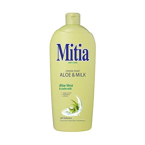 Akce Tekuté mýdlo Mitia, aloe & milk, 1 l