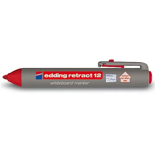 Nejlepší Cena Edding Retract 12 - tabulový popisovač, červená, 1,5-3 mm