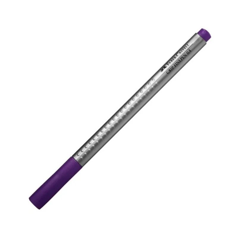 Popisovač Faber-Castell Grip 0.4 mm, fialová Omezená Nabídka