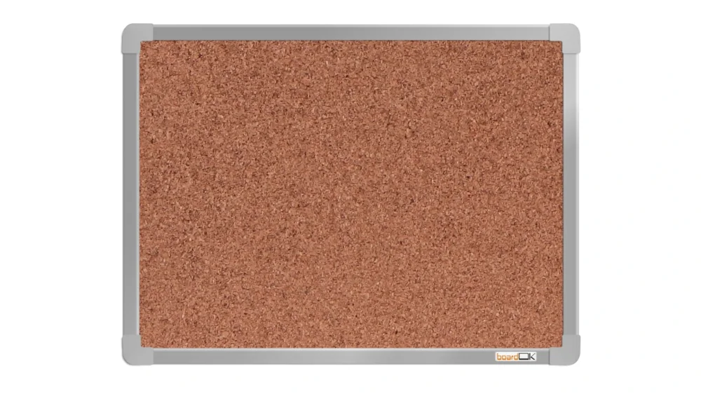 boardOK Korková tabule s hliníkovým rámem 60 × 45 cm, stříbrný rám Nejprodávanější