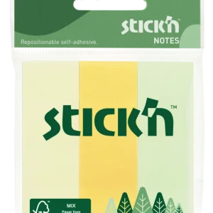 Samolepicí záložky Stick'n 76 × 25 mm, 3 × 50 lístků, pastelové barvy Cenově Výhodný