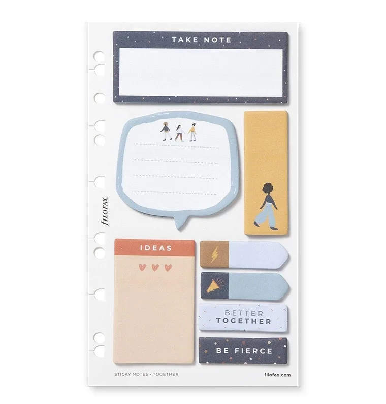 Filofax Lepicí bločky Together, 8 × 25 ks, osobní/A5 Výhodná Nabídka