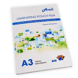 Značkový Laminovací fólie AVELI A3/250 mic (2 × 125), lesklé - 100 ks/bal.