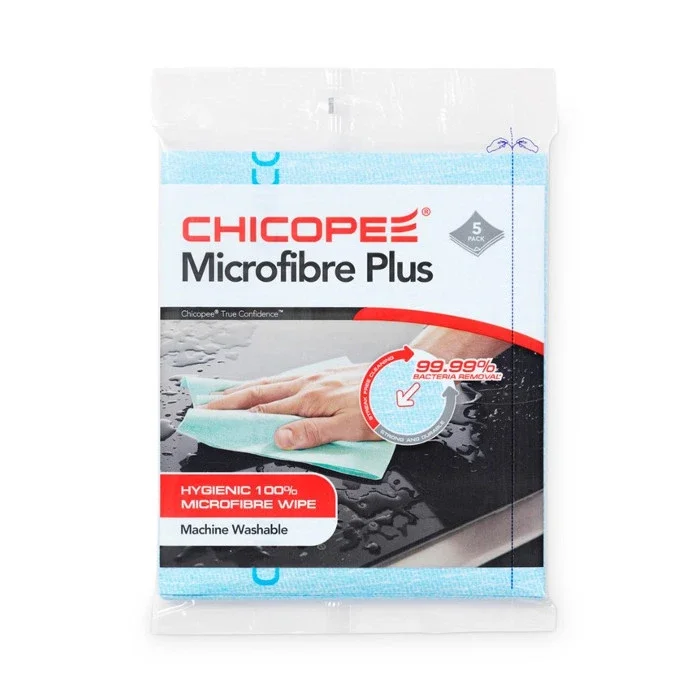 Expresní Doručení Utěrka Chicopee Microfibre Plus z netkané textilie 34 x 40 cm, modrá - 5 ks/balení