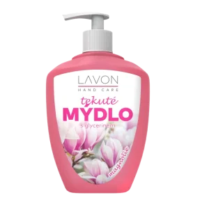 Sezónní Sleva Lavon tekuté mýdlo s pumpičkou 500 ml - magnolia (růžové)