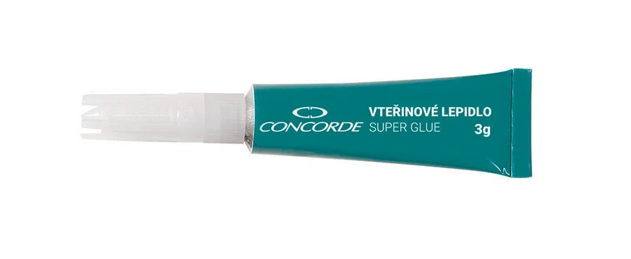 CONCORDE Vteřinové lepidlo 3 g, plato Originální