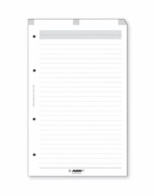 ADK Poznámkové listy A5 (50 listů) Must-Have