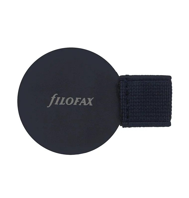 Aktuální Filofax Nalepovací elastické poutko na pero, Charcoal