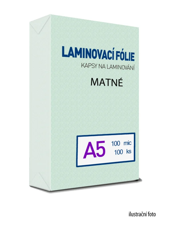 Ověřený Laminovací fólie - kapsy A5, 100 mic (100 ks) MAT