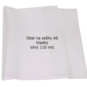 CONCORDE Obal na sešity A6 110 mic - sada 10 ks, čiré Hit Sezóny