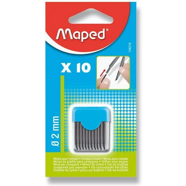 Aktuální Tuhy pro kružítka MAPED 2 mm - 10 ks