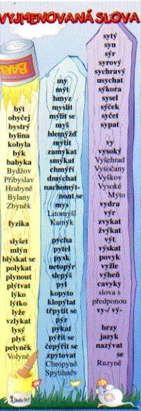 Značkový Vyjmenovaná slova