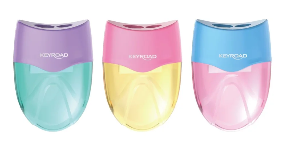 Ořezávátko KEYROAD Mellow Duo Pastel - mix barev Sleva