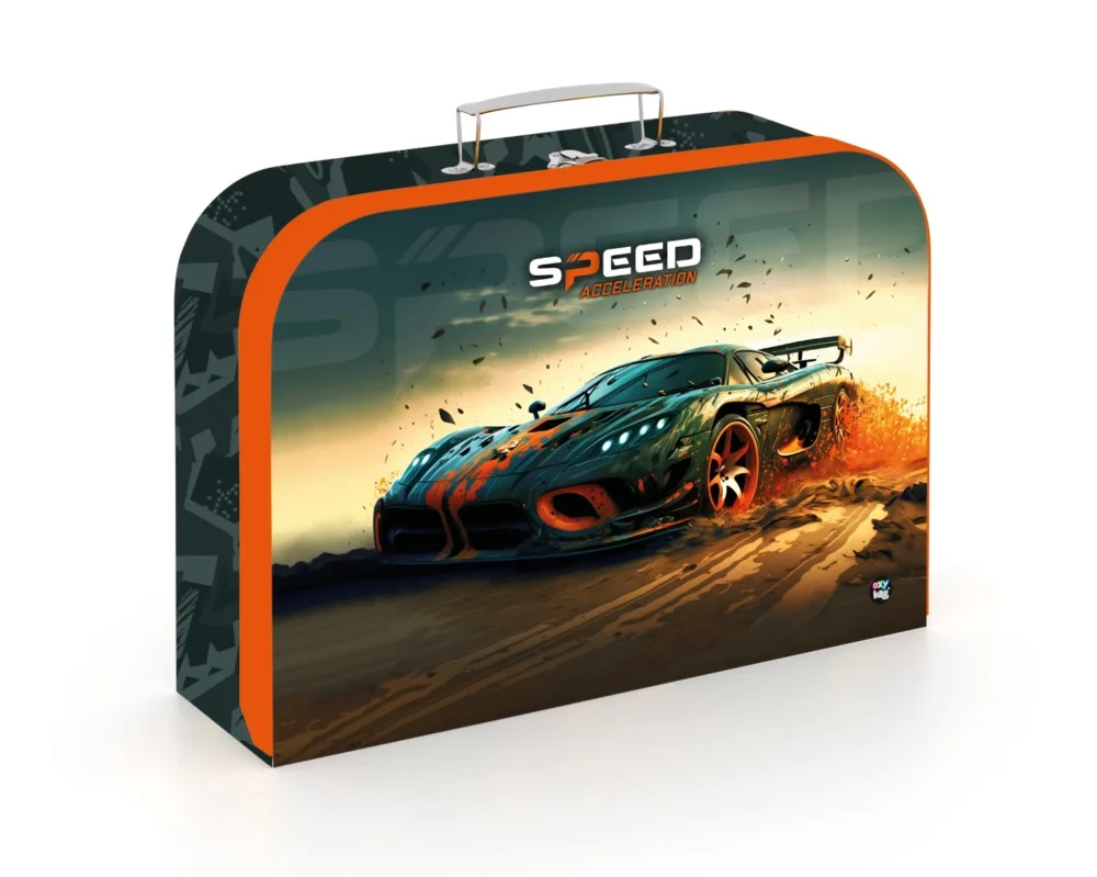 Levný Dětský kufřík lamino 34 cm - auto