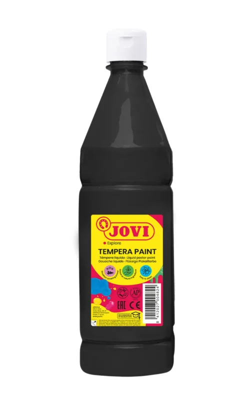 Temperová barva JOVI PREMIUM 1 L - Černá Cenový Hit