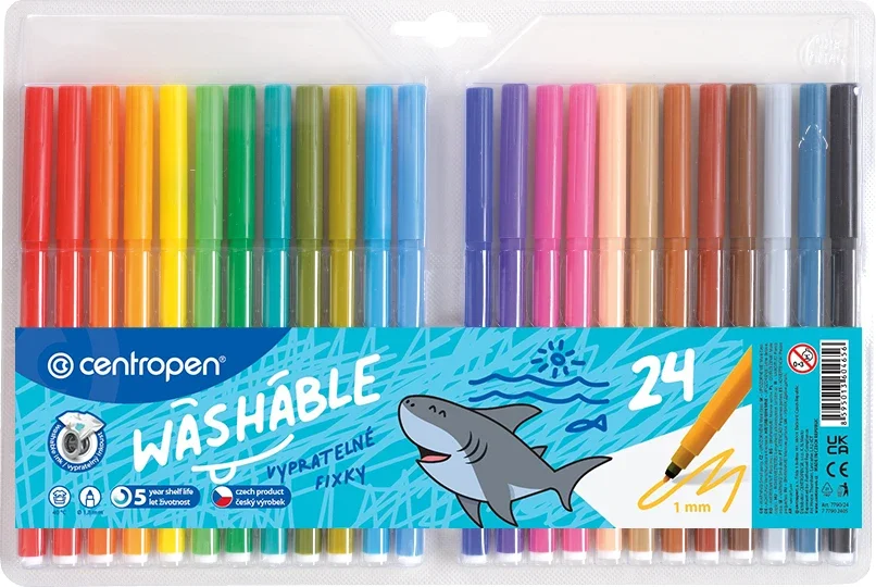 Centropen Popisovač 7790 - sada 24 barev Vrácení Zdarma