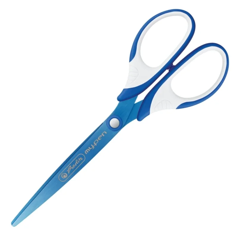 Školní nůžky Herlitz my.pen 19 cm špičaté - modré Zlevněný