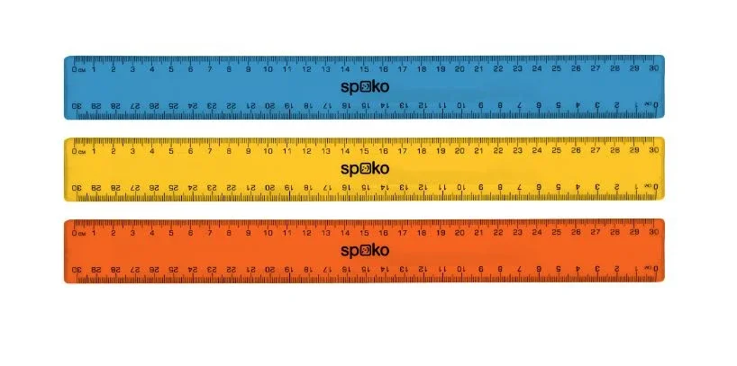 Super Cena Pravítko Spoko 30 cm - mix barev