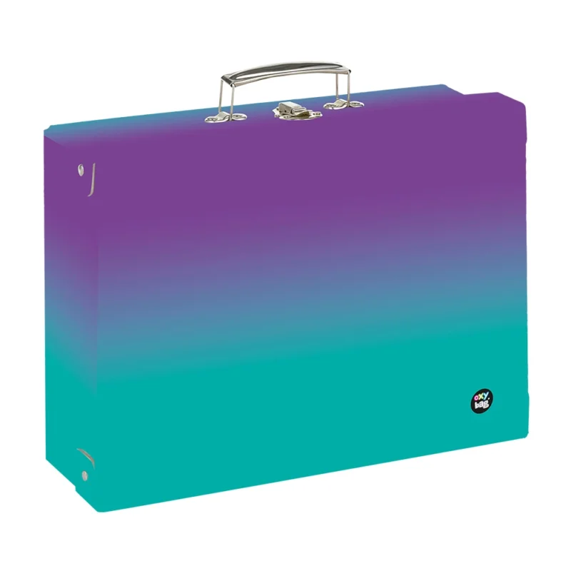 Kufřík lamino hranatý A4 Oxy Ombre - Purple-blue Cenový Hit