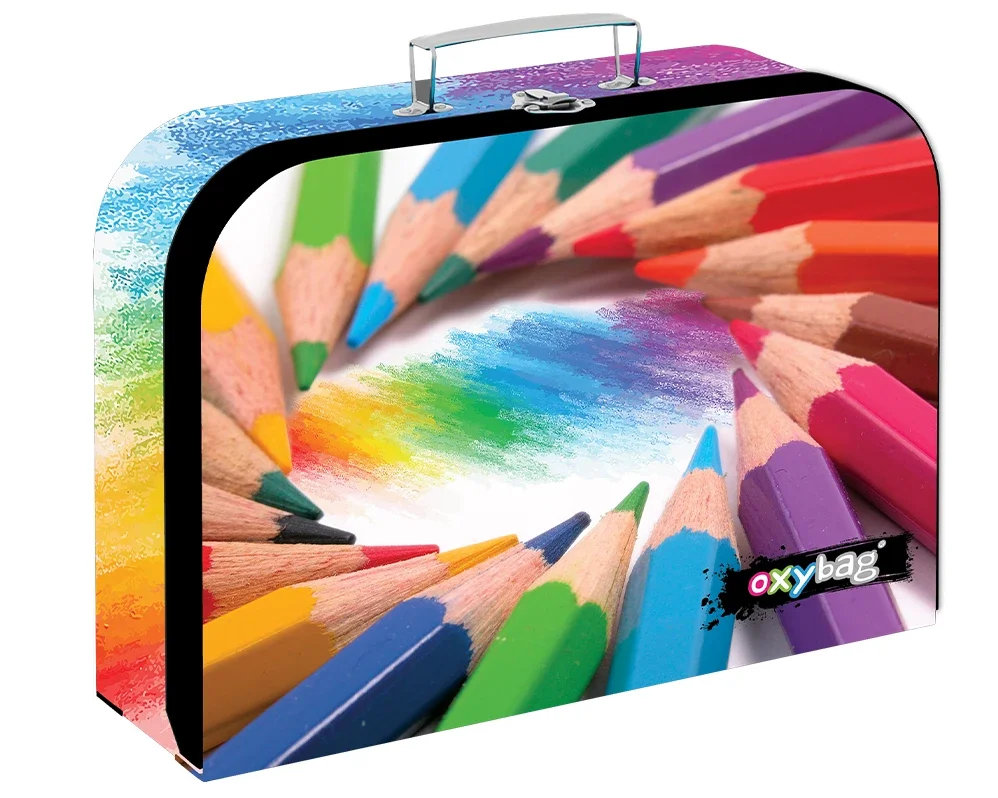 Dětský kufřík lamino 34 cm - Pastelky Autentický