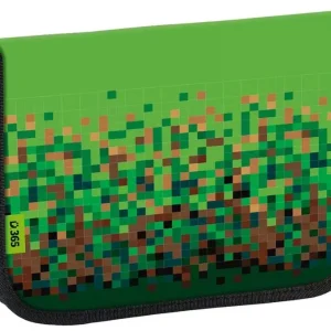 Školní penál jednopatrový Pixel Cenový Hit