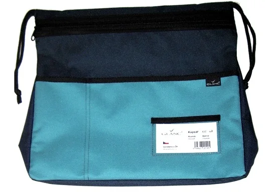 Bezpečná Platba Kapsář na lavici GLANC - modrý