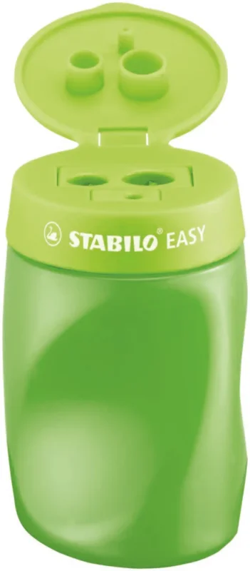 Aktuální STABILO EASYsharpener P Ořezávátko se zásobníkem 3in1 - zelené