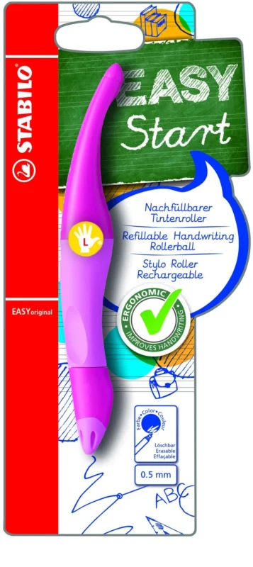 Nejlepší Volba STABILO EASYoriginal L Roller pro leváky - růžová/sv.růžová