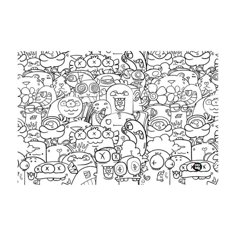Podložka na stůl PP 60 × 40 cm - Monsters Bezpečná Platba