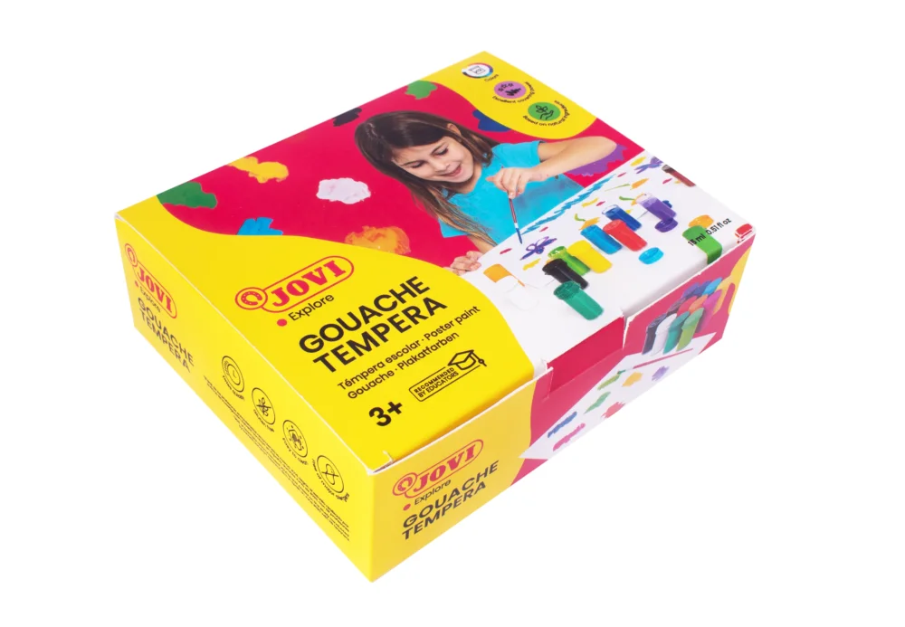 Barvy temperové Jovi 12 × 15 ml v kelímku Finální Výprodej