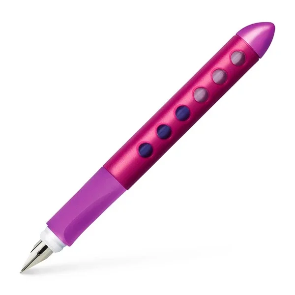 Nejlepší Volba Bombičkové pero Faber-Castell Scribolino pro leváky - malinová