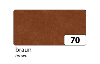 Cenový Hit Hedvábný papír 50 × 70 cm, 20 g, 5 listů - barva hnědá