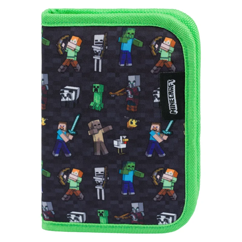 BAAGL Školní penál jednopatrový Minecraft Značkový