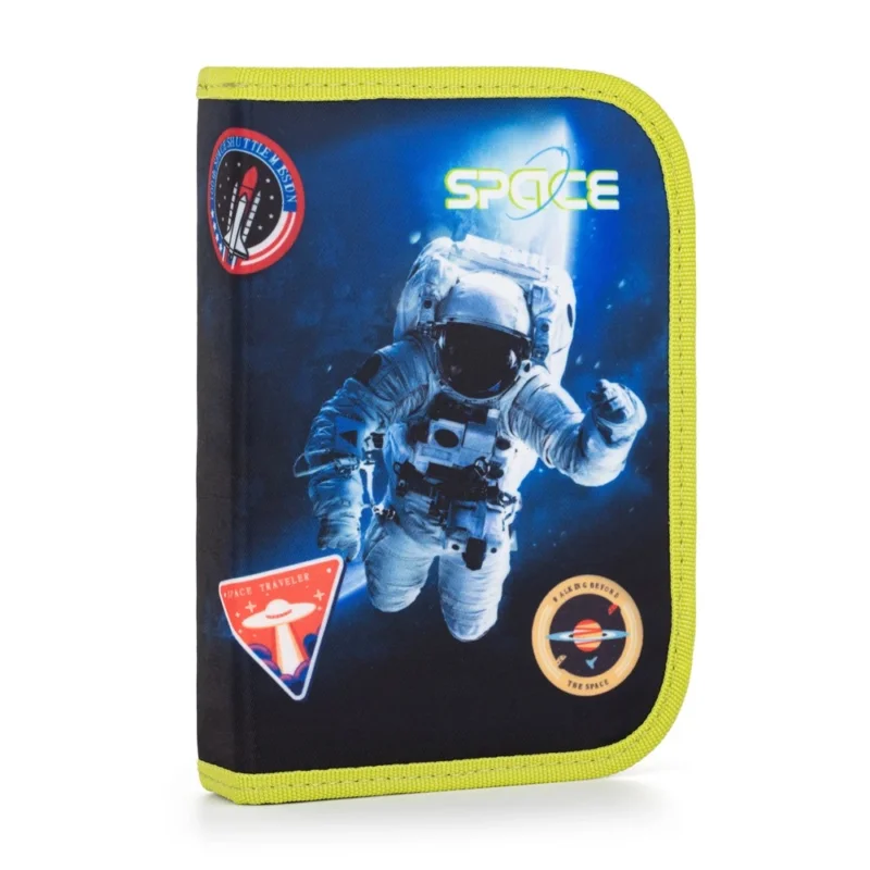 Omezená Nabídka Penál 1patrový 2 klopy prázdný - Space