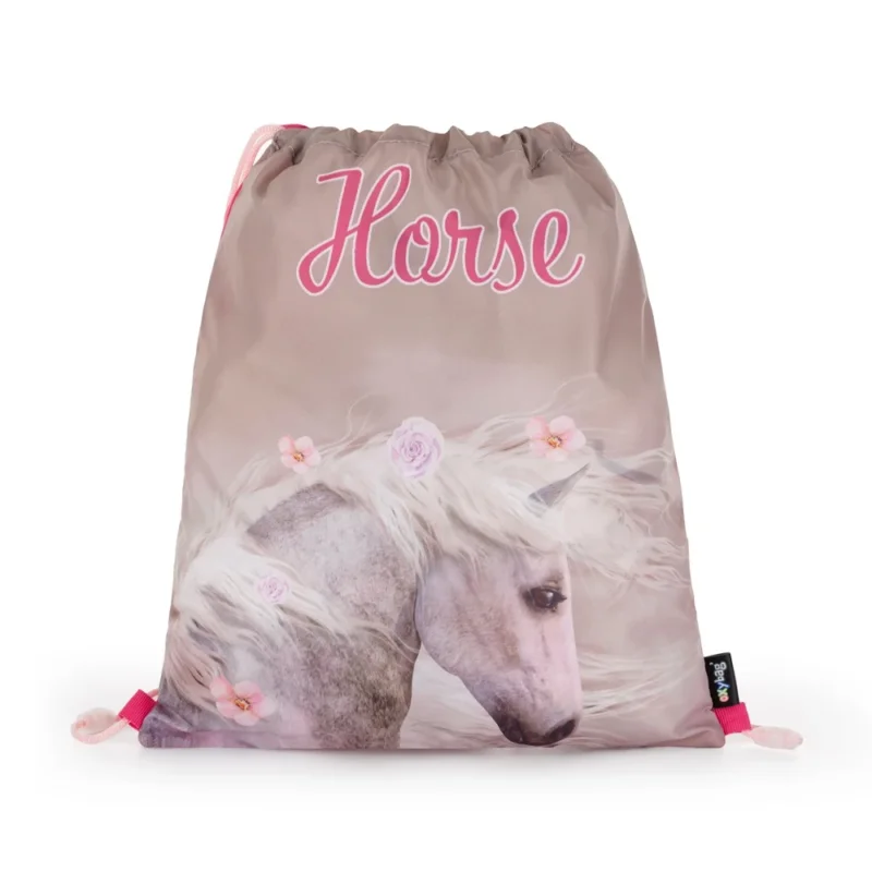 Sáček na cvičky - Kůň romantic Autentický