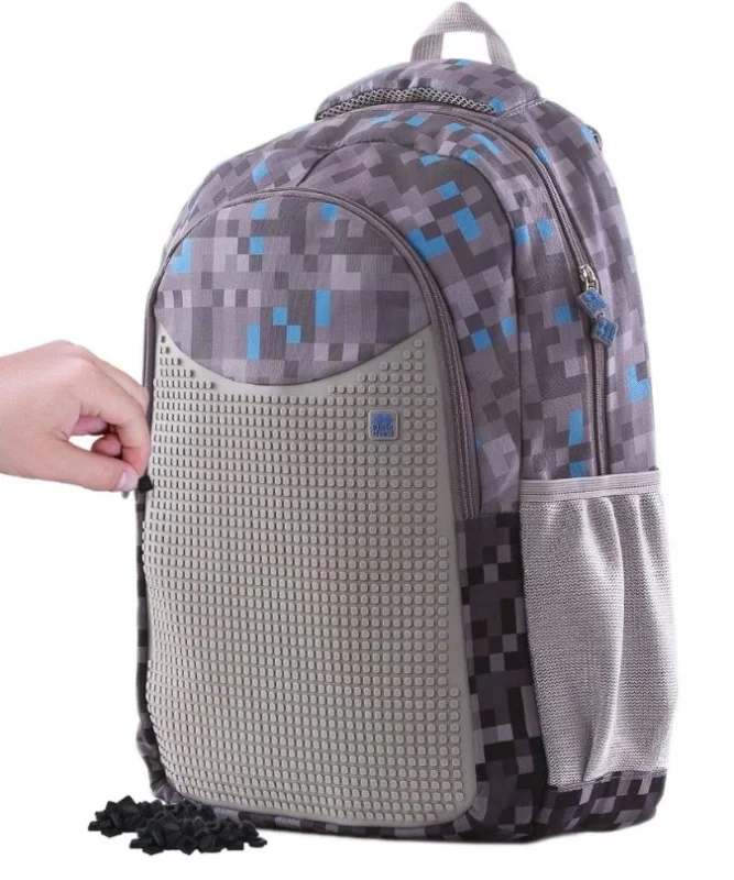 PIXIE CREW Kreativní studentský batoh Minecraft - šedý Kup Teď