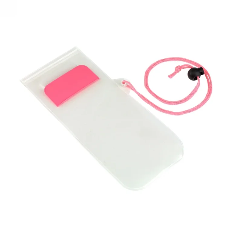 Bezpečná Platba Voděodolný obal na mobil - růžový