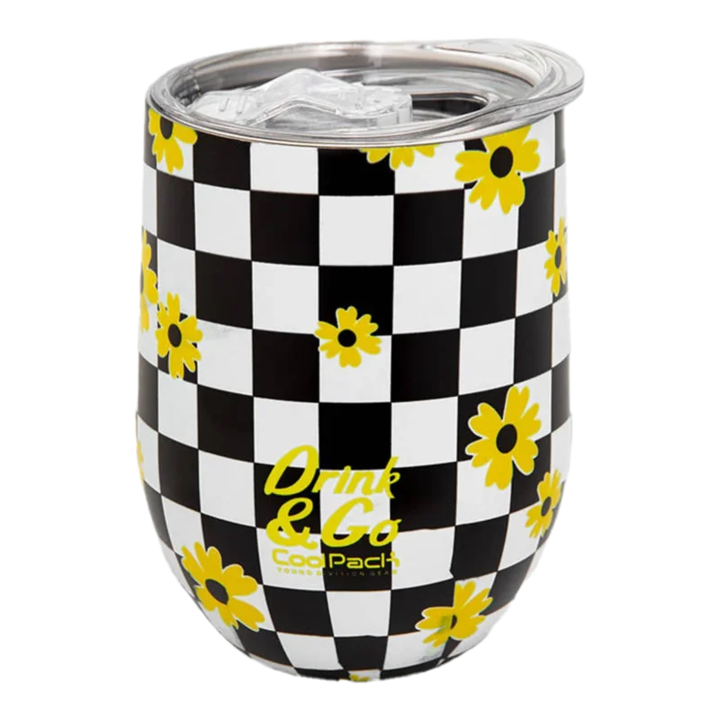 Termohrnek CoolPack 350 ml nerez - Chess flow Vysoce Kvalitní