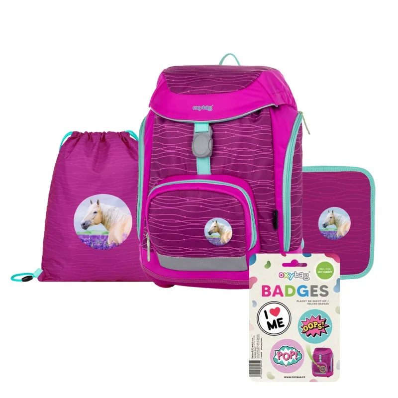 Školní set 4ks Oxy Sherpy - Pink Akce