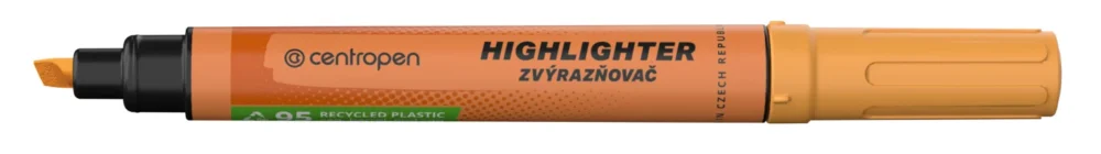 Zvýrazňovač Centropen Highlighter 8552 - klínový hrot, 1-4,6 mm, oranžový Akční Nabídka