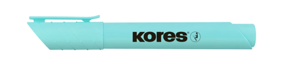 Expresní Doručení Zvýrazňovač Kores High Liner Plus - klínový hrot, 3-5 mm,pastelově tyrkysový