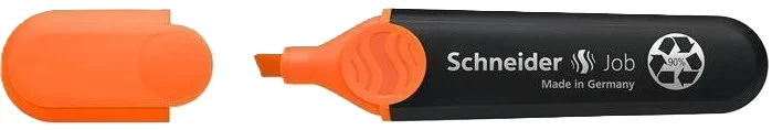 Zvýrazňovač Schneider Job 150 - klínový hrot, 1-5 mm, oranžový Horká Nabídka