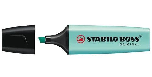 Kup Teď Zvýrazňovač Stabilo Boss Original Pastel 70/113 - klínový hrot, 2-5 mm, tyrkysový - DOPRODEJ